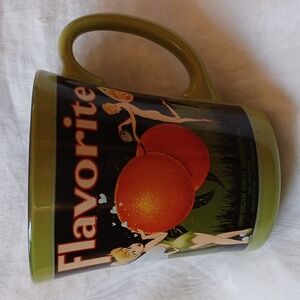 Gibson Disney Tinker Bell Flavorite American Fruit Growers Ceramic Mug